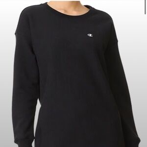 Champion Reverse Weave Long Sleeve Crew Neck Dress